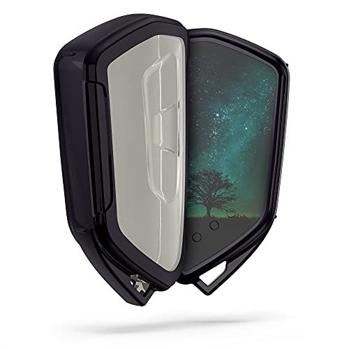 kwmobile autosleutelhoes compatibel met VW Golf 8 3-knops autosleutel - TPU sleutelcover in blauw/grijs/zwart… - Image 6