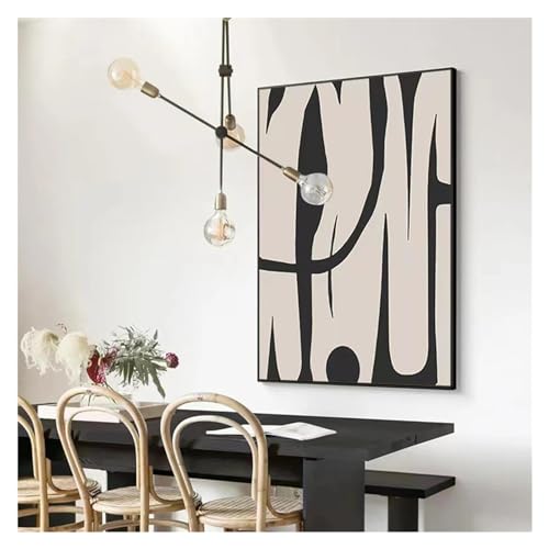 Tableau déco nature style de lignes abstraites 50x70 - 5
