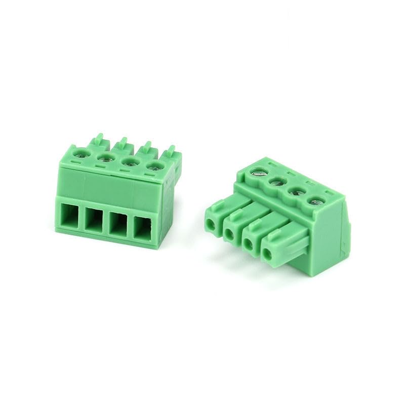 LuoQiuFa300V KF2EDGK 3.5mm Pitch 4-Pin PCB Screw Terminal Block Connector 20Pcs