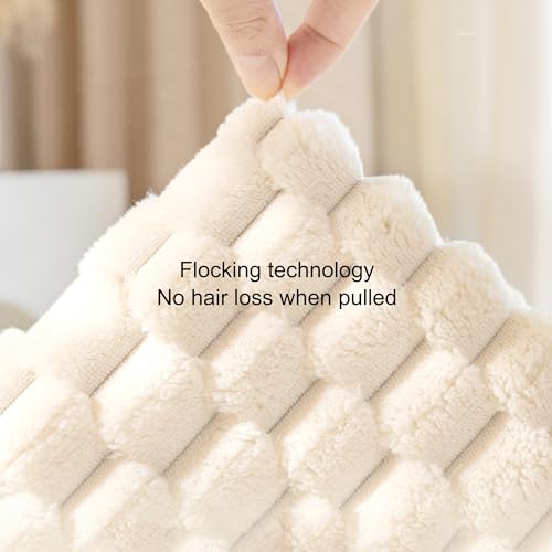 Housse de canapé en peluche douce protection lavable pour animaux gris - 7