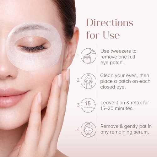 Image of Seoulskin 360 Hydro Eye Patches | Brightens Dark Circles, Smooths Fine Lines & Reduces Puffiness | With Niacinamide, Rice Water & Vitamin C | 40 Patches