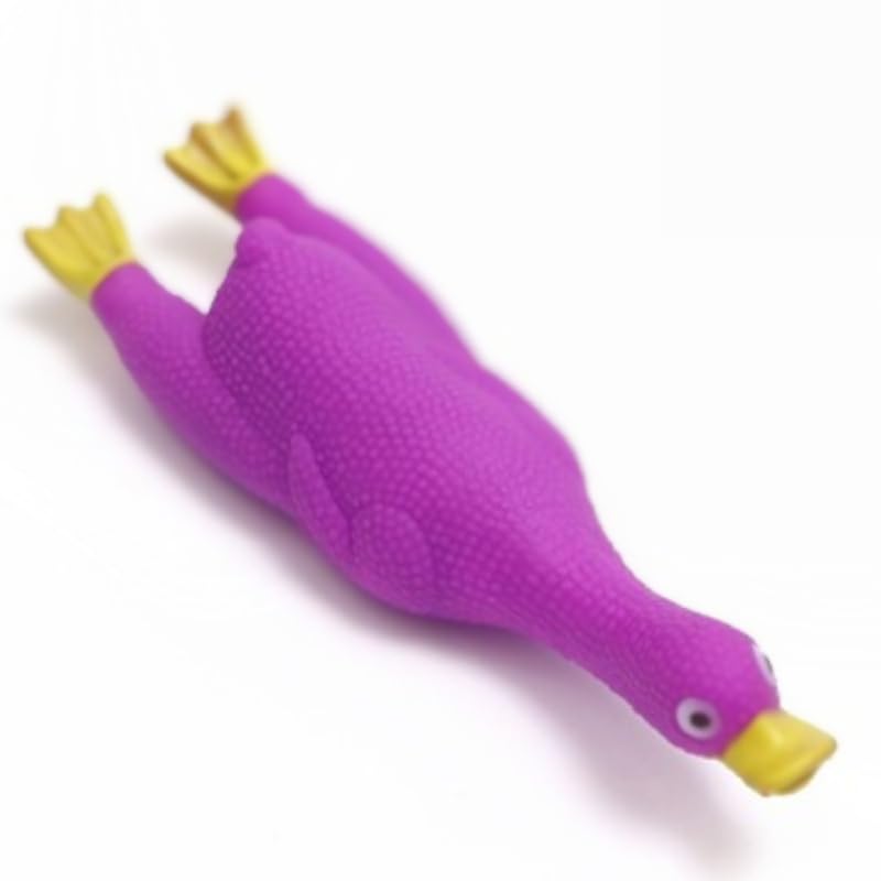 Duck Dog Toys, Squeak Toy Lovely Shape Duck Dog Dogs Latex Rubber Squeeze