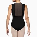 Bloch Trikot - Zahra ohne Arm, Rücken Mesh Black M