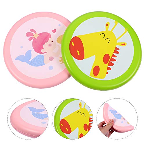BESPORTBLE 2Pcs Placa Voando Brinquedo Disco Voador Criança Criativo Esportes Ao Ar Livre Suprimento