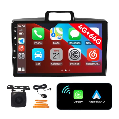 Radio para coche con pantalla táctil de 9 pulgadas Android miniatura 1