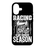 Dirt Track Racing Race Sprint Car Vintage USA American Flag Case for iPhone 17