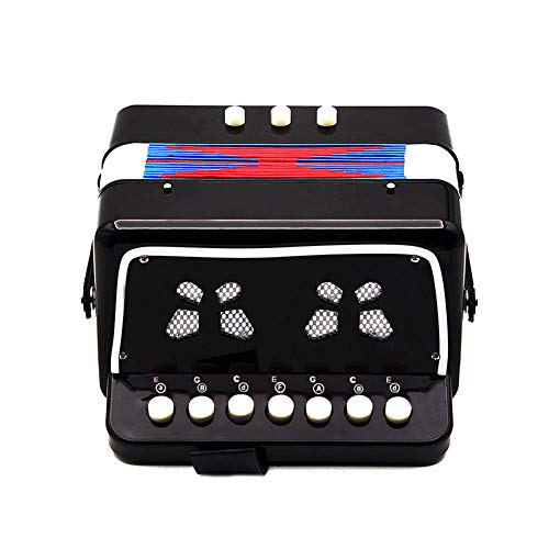 Moonvvin Mini Kids Accordeon, 7 Sleutels 3 Knoppen Toetsenbord Praktijk Speelgoed Muziekinstrument voor Kids Kinderen… - Image 7