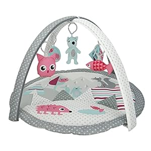 LADIDA Nordic Forest Playmat Activity Gym – Interactive Baby Play mat with Foldable Design and Developmental Toys 82cm x 82cm | 065