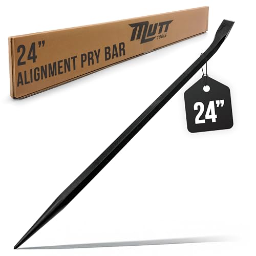 Mutt Tools 24 Inch Alignment Pry Bar for Ironworker Heavy Duty Sleever Bar