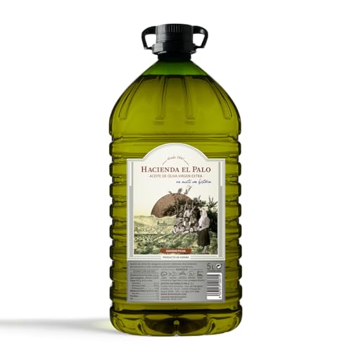 Aceite de Oliva Virgen Extra 5L Garrafa by Hacienda el Olivar - AOVE de Jaén - Extracción en Frío - Sabor Suave y Versátil - Ideal para Cocinar, Freír y Uso Diario