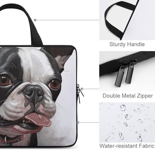 Housse Boston Terrier contre les rayures de tablette et PC portable - 4