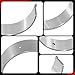 EPChunMi STD RB946 Rod Bearings Set for Chevrolet for Toyota for Pontiac 1.8L 1998-2008 Standard Size Connecting Rod Bearing kit Replace CR4263SI 13041-22020 BB1010