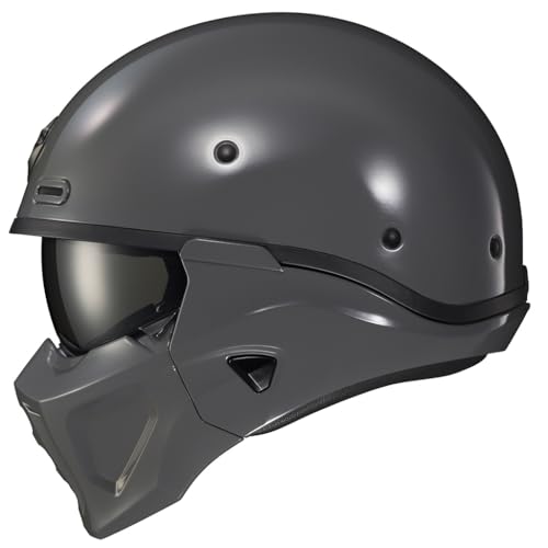 Image of ScorpionEXO Covert X Open Face Half Shell 3 /4 Mode Motorcycle Helmet Comm Ready Speaker Pockets DOT