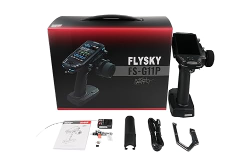 MLRPGO Flysky FS-G11P 11CH 2.4GHz Transmitter Remote Control with FS-R11P Receiver for RC Car Boat