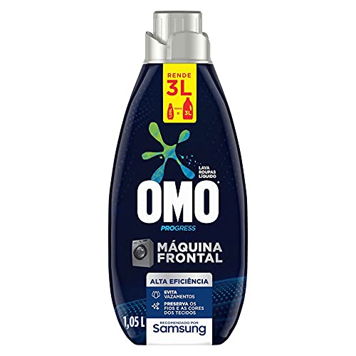 Sabão Líquido Concentrado Omo Alta Eficiência Máquina Frontal 1,05L
