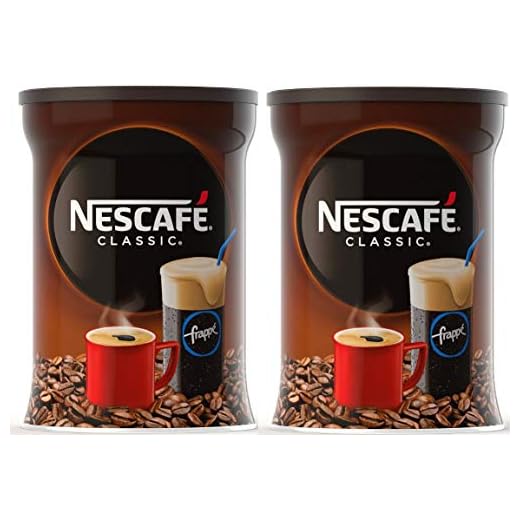 Nescafe Classic Frappe 2 x 200 g, oploskoffie, ijskoffie, Griekse koffie, Frappé Greece (400 g)
