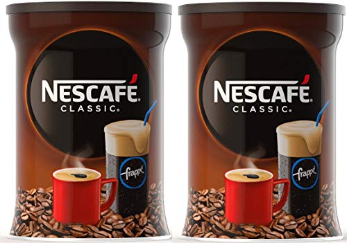Café instantané Nescafé Classic Frappé lot de 2 paquets de 200g pour boisson glacée grecque