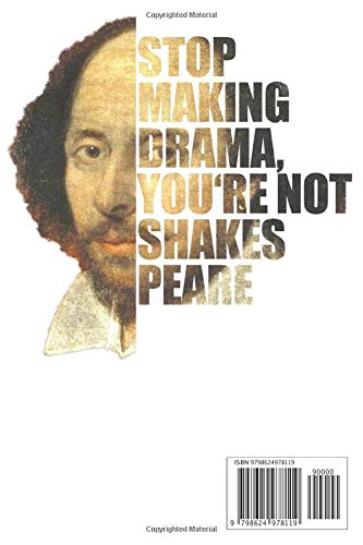 Stop Making Drama: Notebook College ruled / lined Journal, 120 Pages, 6 x 9 inches - Image 2