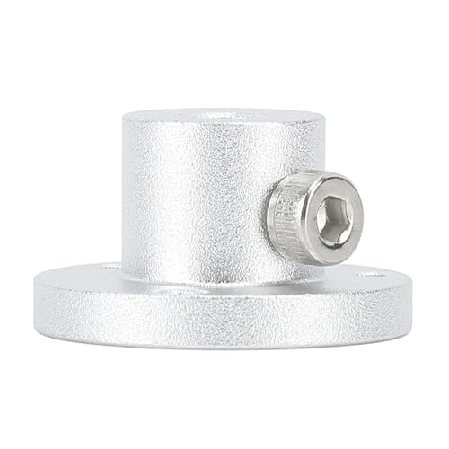 Flange Shaft Coupling, Shaft Coupler Motor Connector Universal Stainless Steel Hex Socket Set Screw Aluminum Alloy for 14145 60mm Aluminum Omni Wheels