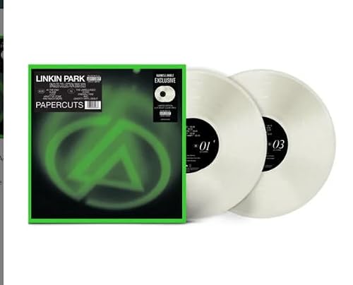 Album Art for Linkin Park Papercuts Milky Clear Vinyl LP by Linkin Park