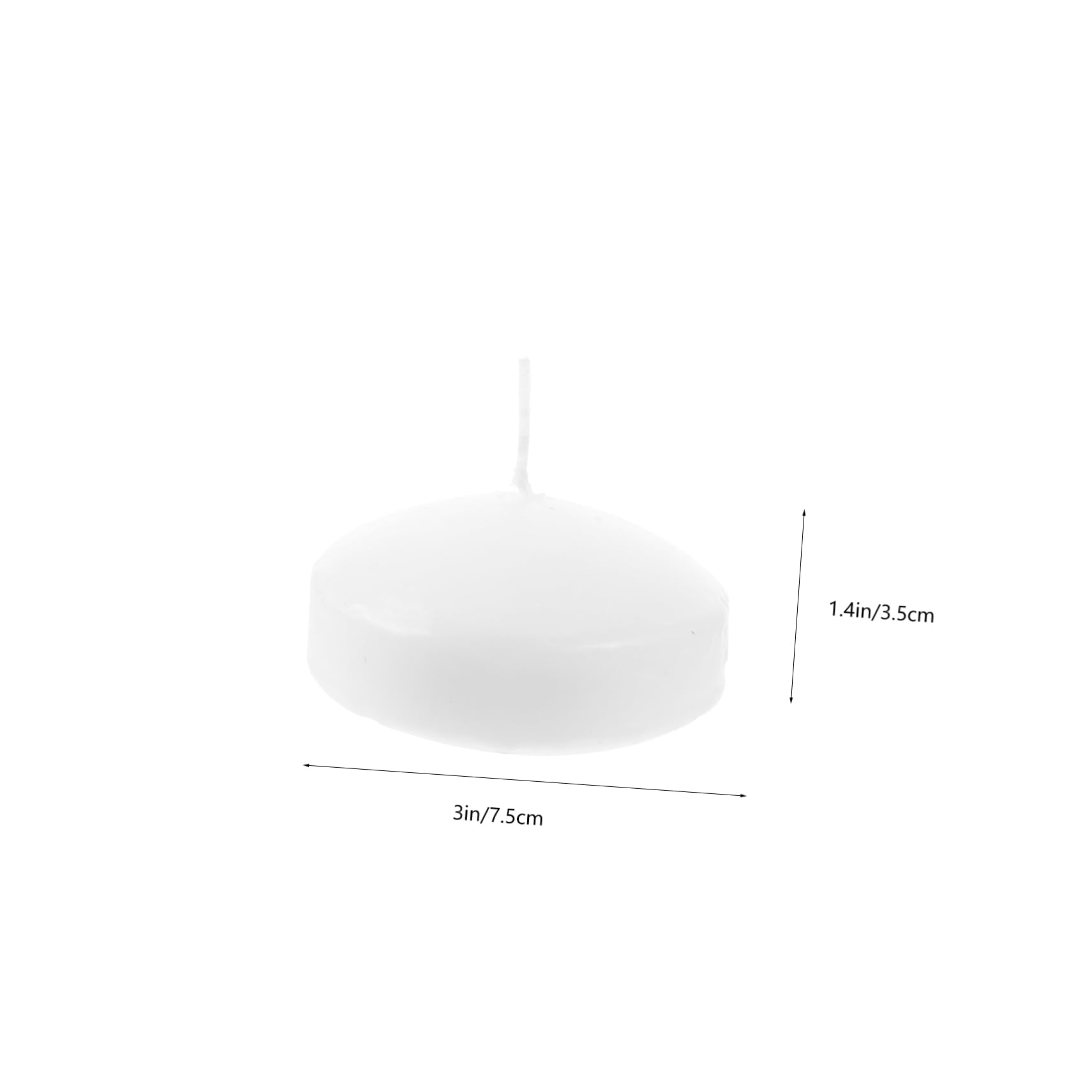 STOBAZA 5pcs Floating Candles Unscented Round Paraffin Candles for Romantic Gatherings Pool Parties and Home Decor for Weddings and Special Occasions