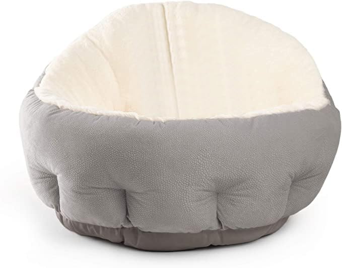Queta Hundebett Hundesofa Hundekissen Klassischer hoher Rücken Haustierbett Hundekörbchen Abnehmbares und maschinenwaschbares bequem Schlafen Bett