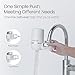 Waterdrop Sink Filter Water Faucet for Skin Care, Bathroom Faucet Filter, 320 Gallons, NSF Certified Water Purifier, 0.01μm Ultra-Filtration System, Reduces Chlorine Lead-Free Material, 1 Filter White