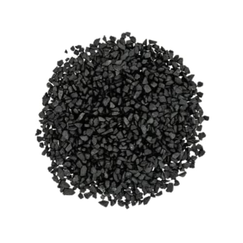 Cascalho de Areia preta para decoração de aquário 5kg Substrato aquário plantado