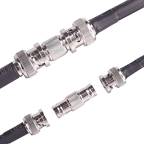 Adaptador BNC hembra a hembra 4 unidades miniatura 5