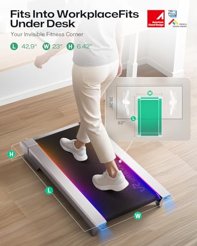 UREVO CyberPad Smart Walking Pad with 14% Auto-Incline — view 7