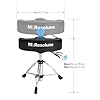 MoResolune Hydraulic Saddle Drum Stool Heavy Duty with Adjustable Height Drum Throne Seat for Adults Professional Drummers #2