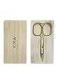 KIRA Cuticle Scissors Extra Fine Curved Blade, Professional Manicure Scissors, Multi-purpose Stainless Steel Small Sciss
