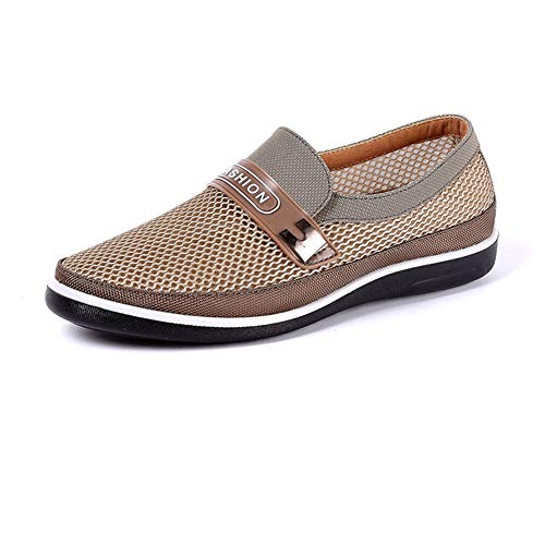 Mens Casual Mesh Loafers Summer Breathable Lightweight Walking Shoes Comfortable Outdoor Driving Travel Stylish Shoes3