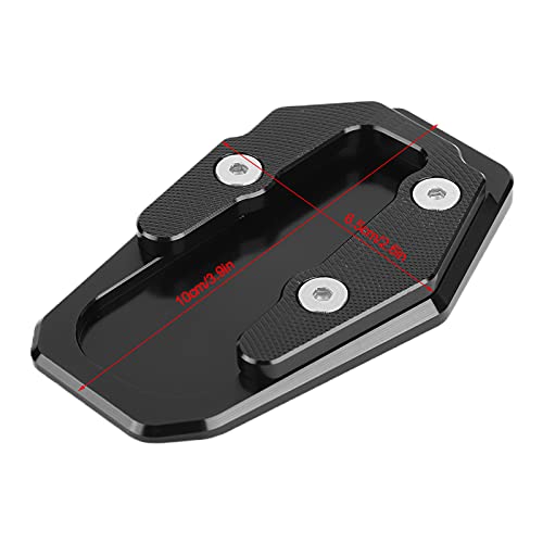Placa de extensão de kickstand de motocicleta grcfumo, bloco de extensão de alínea de alumínio, bloc