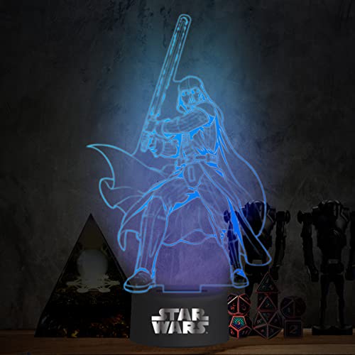 3D Acrylic LED Darth Vader Lamp