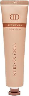 NUBORN CELL Donkey Milk Collagen Cream | Hydrating Probiotic Face Moisturizer for Dry Skin | Niacinamide and Centella for ...