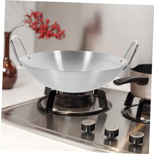 Wok acero inoxidable fondo redondo para cocinar miniatura 6