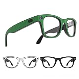 Lumiadot Pellicola adesiva di alta qualità compatibile con occhiali Ray-Ban Meta Smart Gen 2, antigraffio, telaio e tempia, confezione da 6 (nero/bianco/verde), misura L, 53 mm