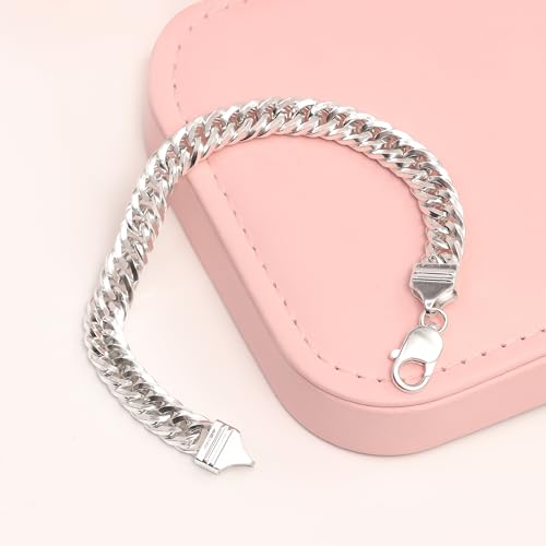 Image of TRUESILVER ACPL 925 Sterling Silver BIS Hallmarked Bracelet for Men | Pure Silver Jewellery for Wedding Anniversary Birthday