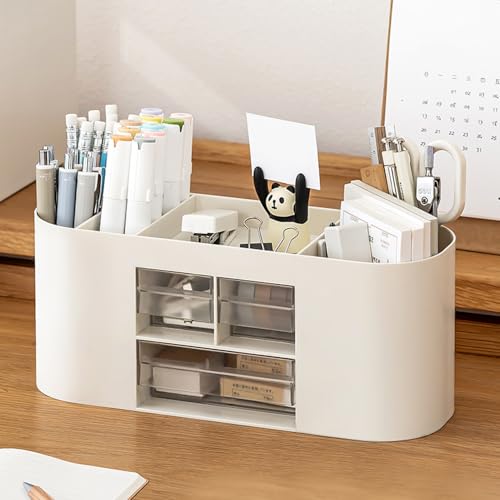 Vinnatsu小物入れ 卓上収納ボックス ペン立て 文房具 収納 収納ケース卓上 デスクオーガナイザー ペンスタンド ぺんたて 小物ケース 卓 上 引き出し 化粧品 コスメ 整理
