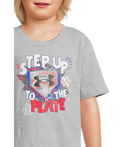 Under Armour Boys Step Up Baseball Short Sleeve (Little Kids)3