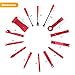 GOOACC 102Pcs Trim Removal Tool, Auto Terminal Removal Tool, Auto Clip Pliers Stereo Removal Tools, Car Upholstery Repair Removal Kit,Precision Hook and Pick Set, Round Handle Crowbar