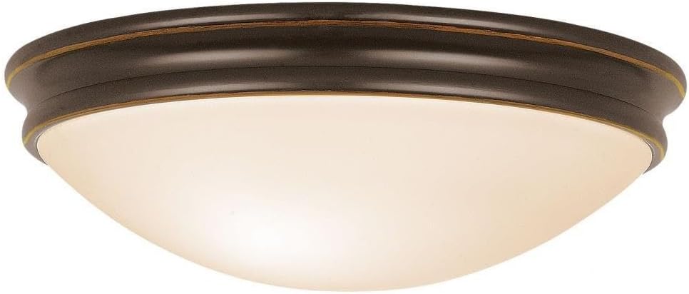 Access Lighting Atom Flush Mount LED Light Fixture, installed view
