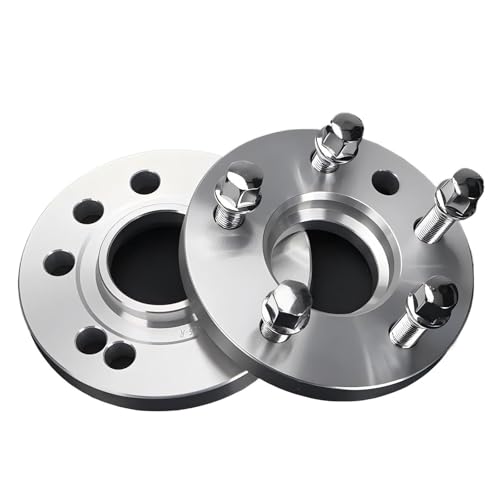 Entretoises de roue 12mm PCD 4x108 CB 65.1 argent pour Peugeot | 2 pièces