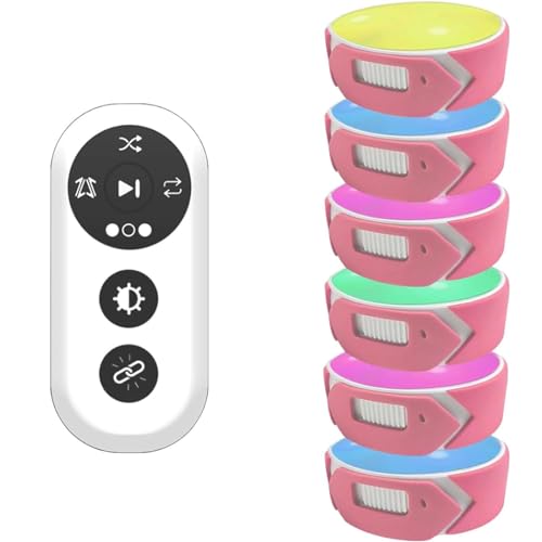 HSRG Sistema De Luces De Entrenamiento De Reacción Aeróbica Y Agilidad, 4 Modos Y 4 Colores De Luz, para Fisioterapia, Entrenamiento Físico Y Entrenamiento De Coordinación Mano-Ojo (6 Luces)