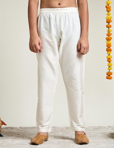 Image of Amazon Brand - Symbol Boy's Festive Embellished Kurta Pajama Set