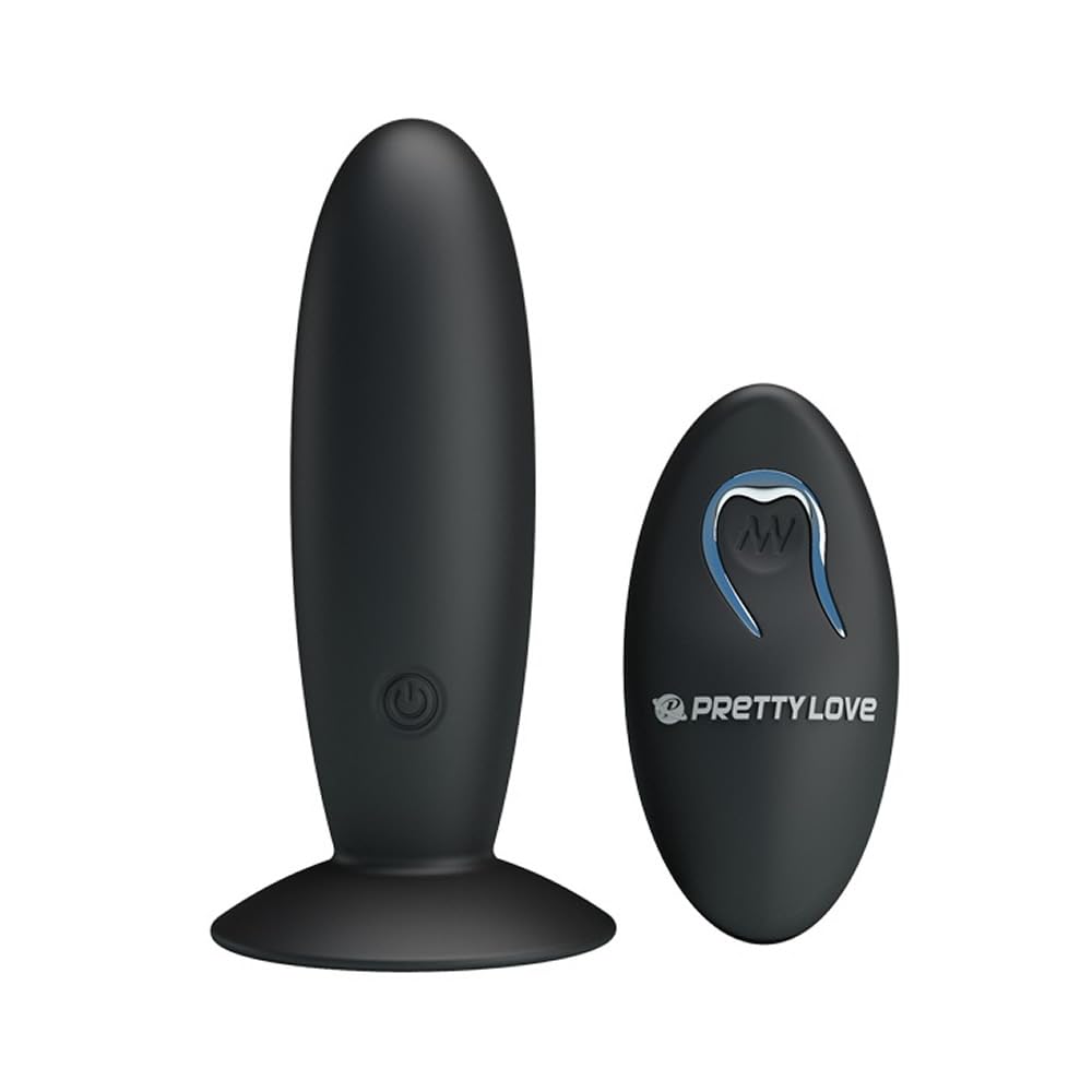 TruvaShop Truvashop 12 Titreşimli Uzaktan Kumandalı Anal Plug G-spot Mastürbatör