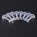 ZS 10-12Pcs 16G Clear Bioflex CZ Stone Labret Monroe Lip Ring Helix Tragus Cartilage Earrings Stud Piercing