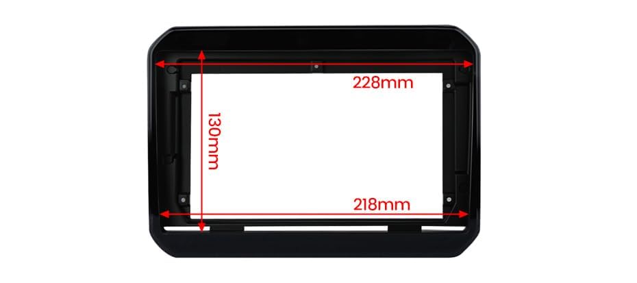 Image of Audio Wheels Car Android Frame ABS300 Plastic Material 9 inch with Wiring Suitable for Base Model for Maruti Ignis 2016-2020
