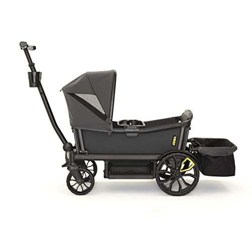 Veer Cruiser XL Essentials Bundle | Premium 4 Seater All Terrain Stroller Wagon for Kids | Fully Collapsible | Hose Washable | Include Cruiser XL + Canopy XL + Storage Basket XL